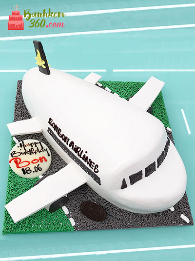 Bánh sinh nhật máy bay - Vòng quanh thế giới