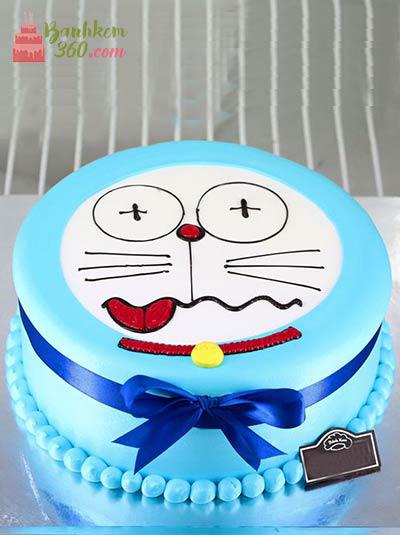 Bánh kem sinh nhật Doremon - Mèo máy cute