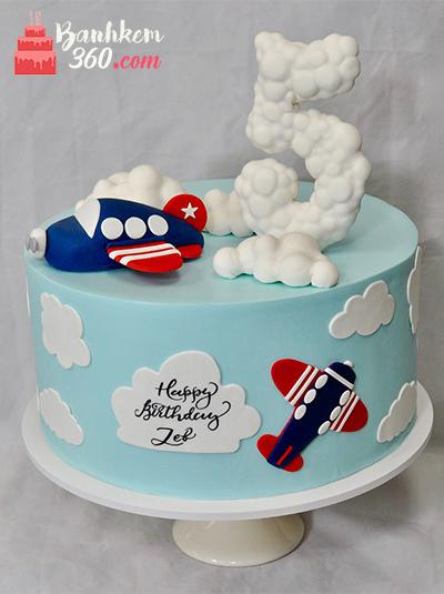 Bánh sinh nhật máy bay - Chinh phục ước mơ