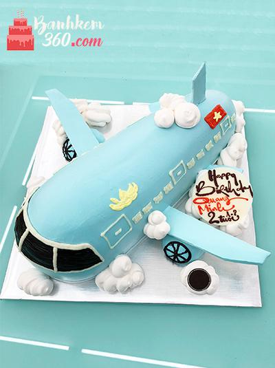 Bánh sinh nhật máy bay - Vùng trời hy vọng