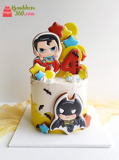Bánh sinh nhật siêu nhân - Anh hùng nhí