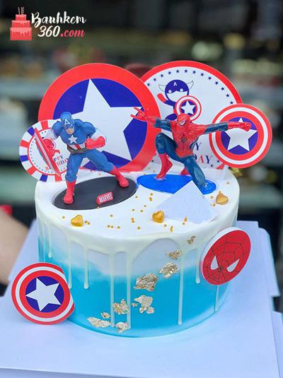 Bánh sinh nhật siêu nhân - Chiến binh gan dạ
