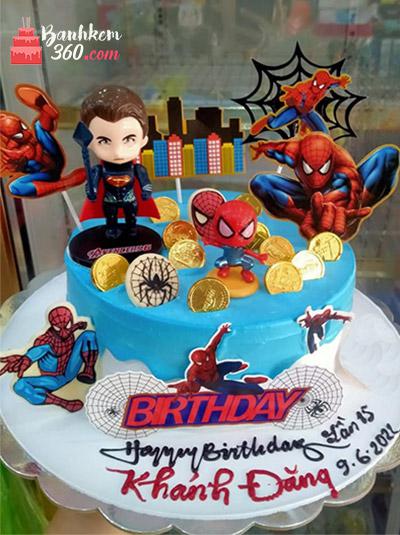 Bánh sinh nhật siêu nhân - Dũng sĩ can đảm