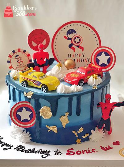 Bánh sinh nhật siêu nhân - Người hùng của bé