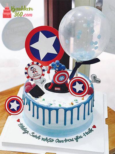 Bánh sinh nhật siêu nhân - Siêu nhân tốt bụng